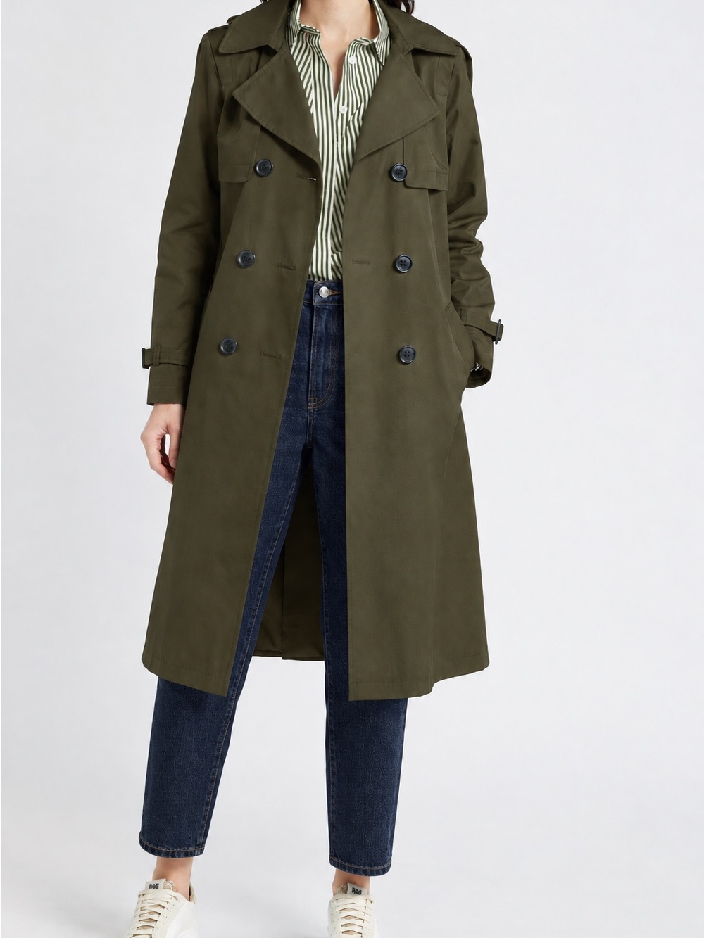 Sam Edelman Olive Trench Coat
